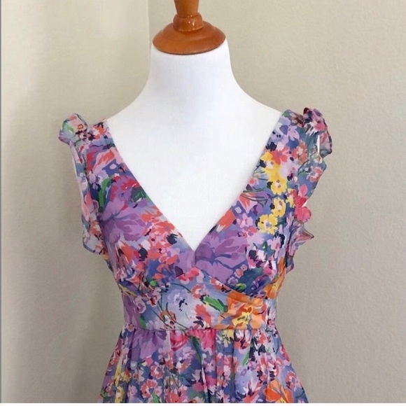 Theory Dresses & Skirts - Theory lightweight floral summer midi dress size 0